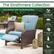 Angle. Hanover - Strathmere Luxury Reclining Chair - Ocean Blue.