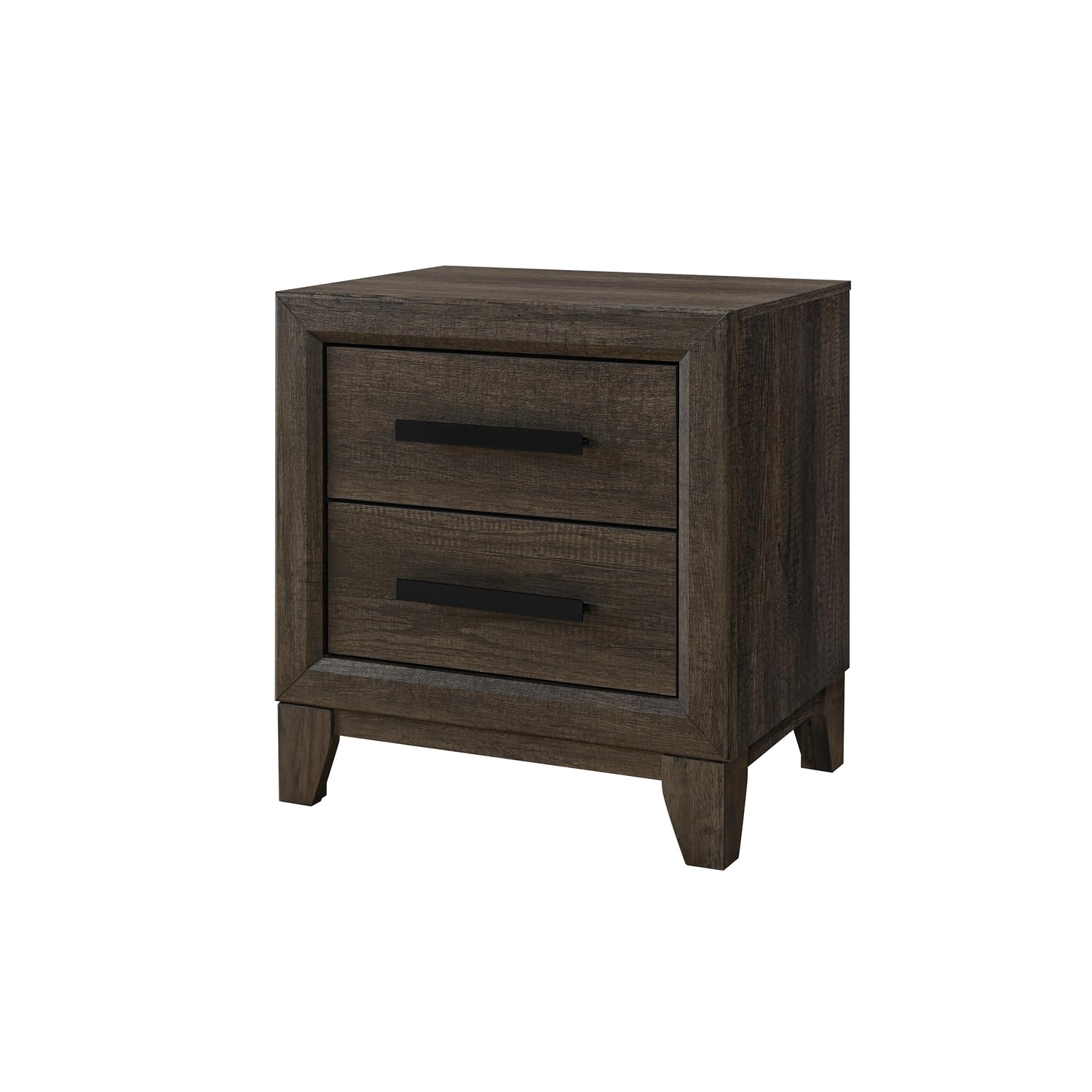Angle. Global Furniture USA - Harmony Brown Nightstand - Dark Brown.