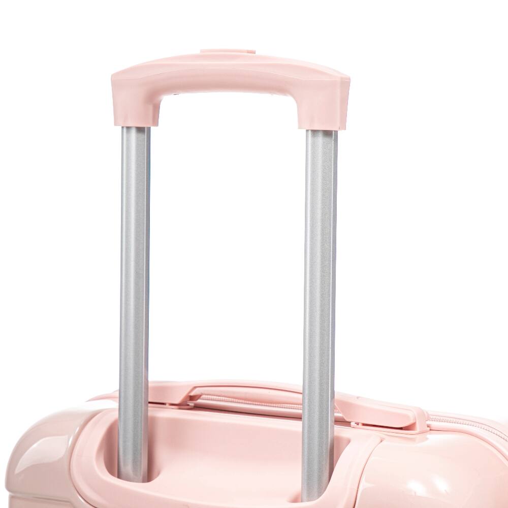 Alt View 4. Ropilly - Ropilly 2 Piece Luggage Set 20 Inch Carry On Suitcase Gradient Color Travel Suitcase PC Hard Shell - Blue+Pink.