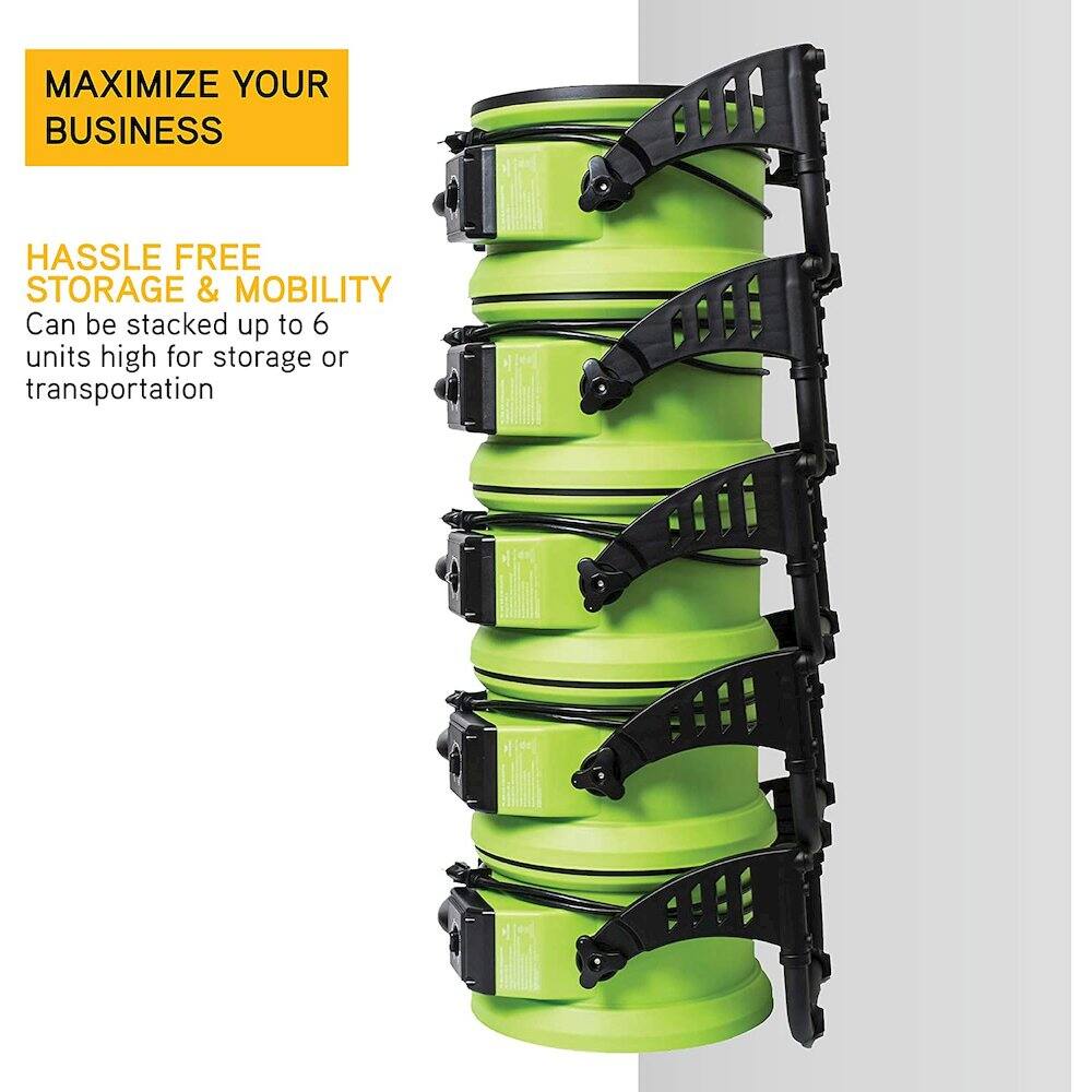 MAXIMIZE YOUR BUSINESS

HASSLE FREE STORAGE & MOBILITY

Can be stacked up to 6 units high for storage or transportation