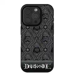 Keyscaper - Star Wars: A New Hope Pattern Bump Phone Case - Apple iPhone 14 - Dark Side