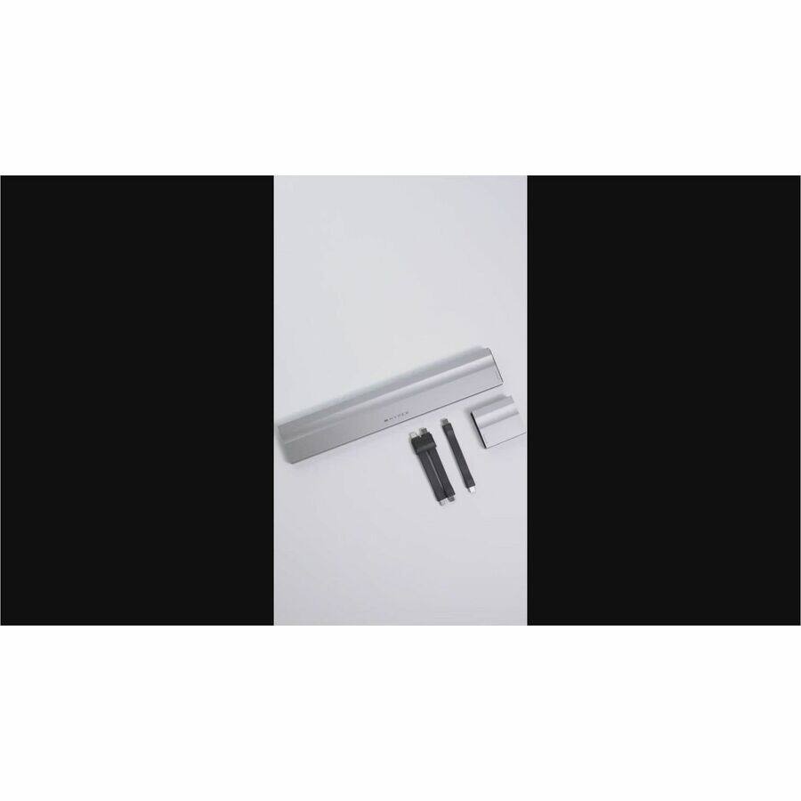 Alt View 5. Hyper - Hyper 4K Multi-Display Docking Station For 13"-14" MacBooks - for Notebook, Desktop PC - Memory Card Reader - microSD.