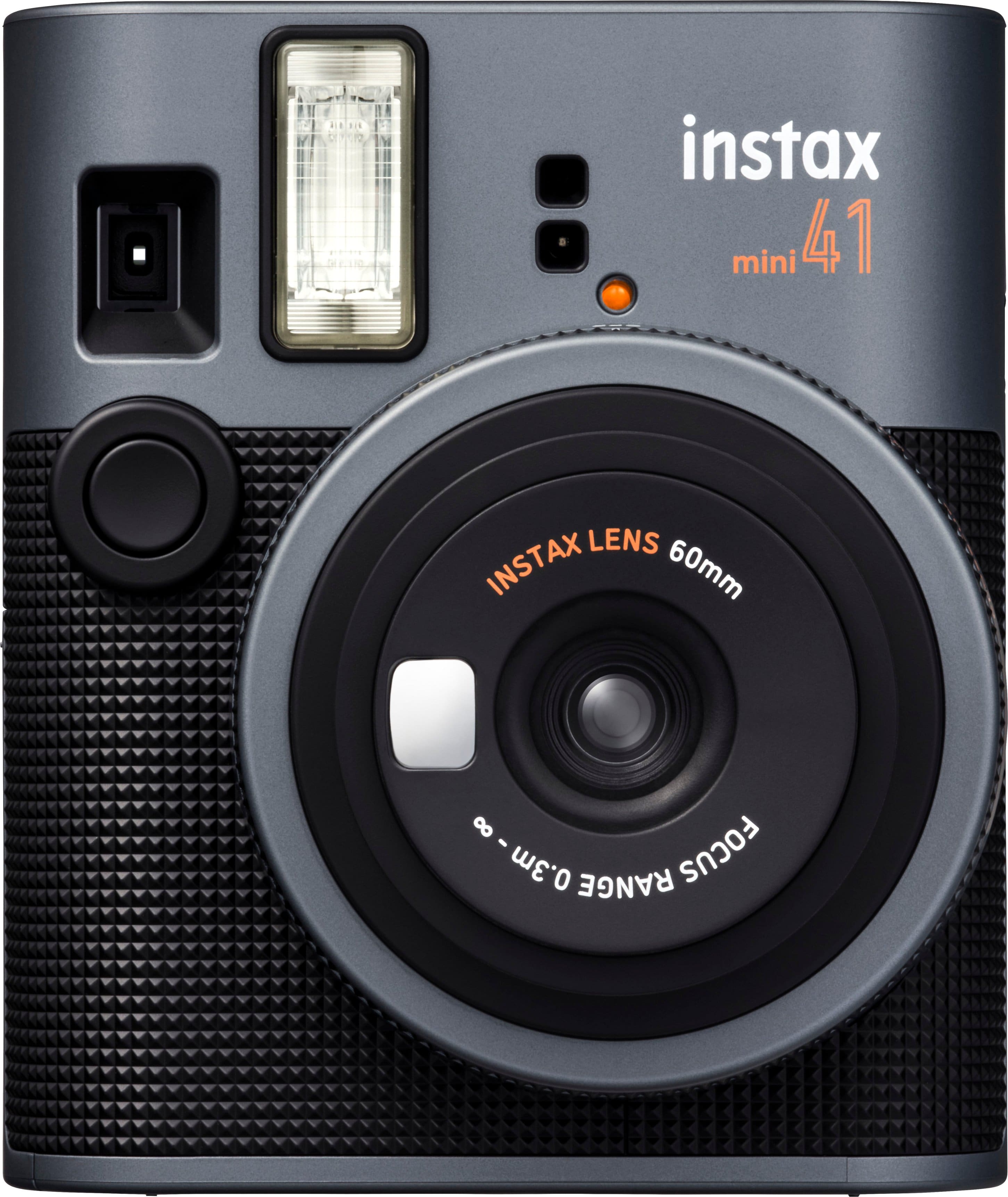 Fujifilm - instax mini 41 Instant Film Camera - Black - Front_Zoom