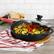 Alt View 7. MegaChef - MegaChef 12 Inch Pre-Seasoned Cast Iron Skillet with Tempered Glass Lid - Black and Red.