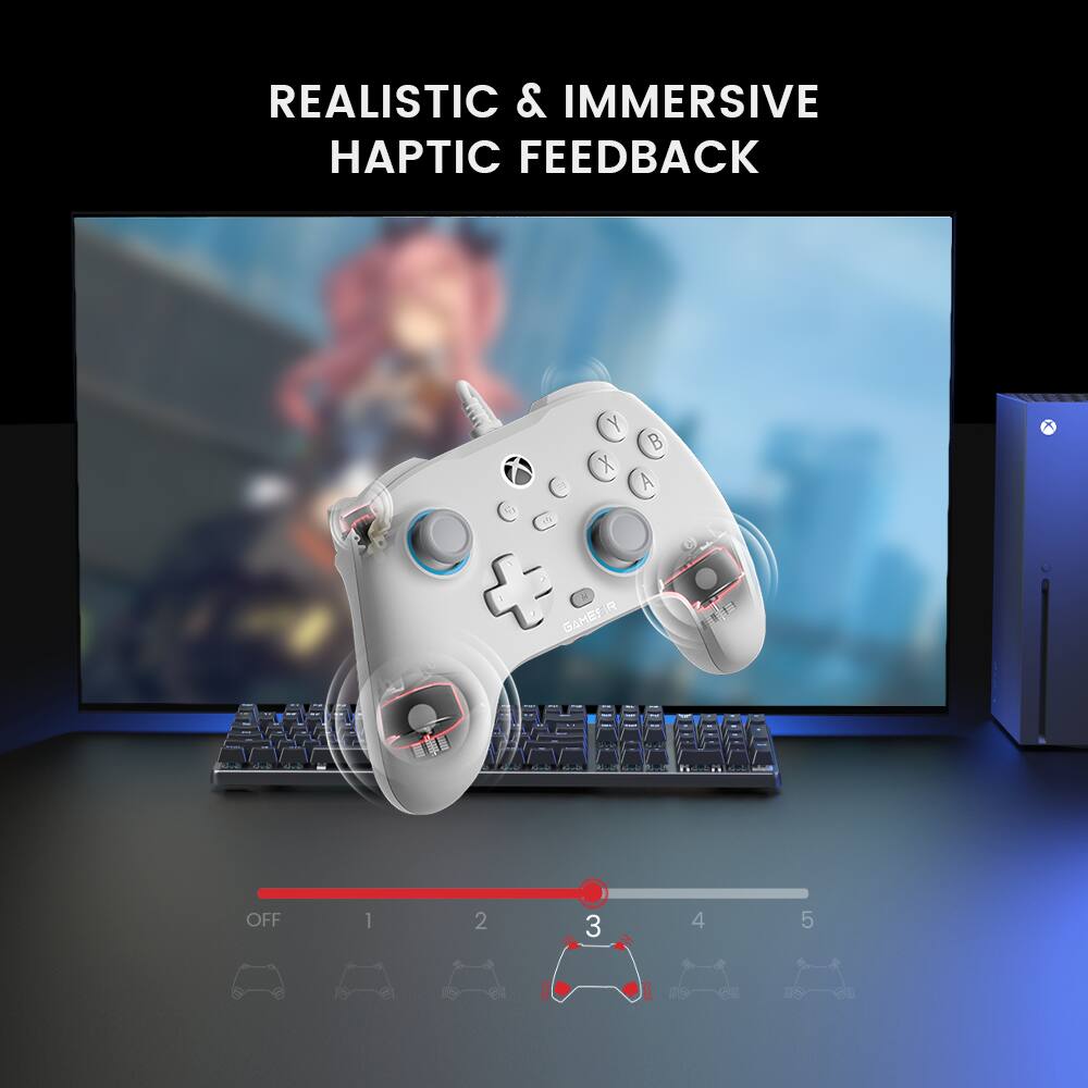 REALISTIC & IMMERSIVE HAPTIC FEEDBACK