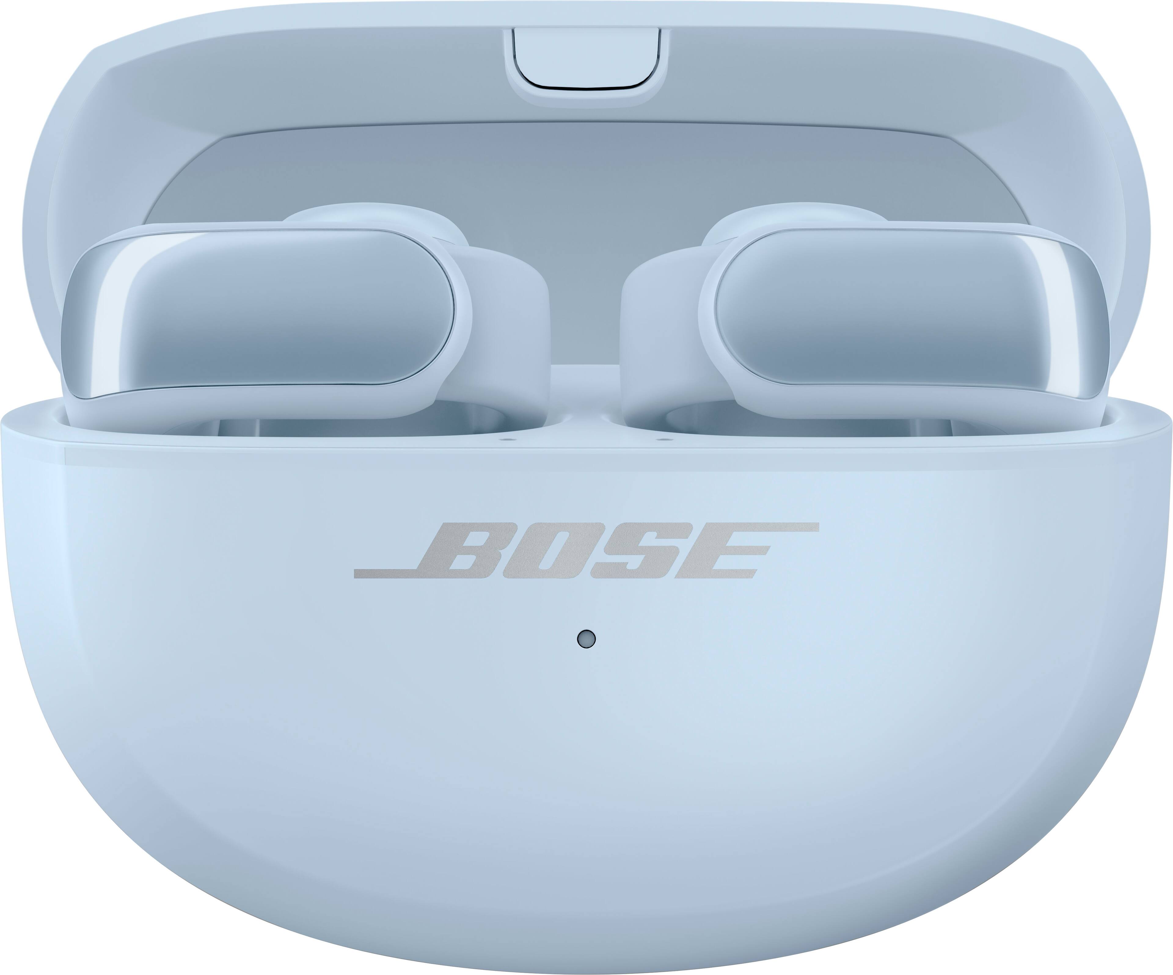 Angle. Bose - Ultra Open-Ear True Wireless Open Earbuds - Moonstone Blue.