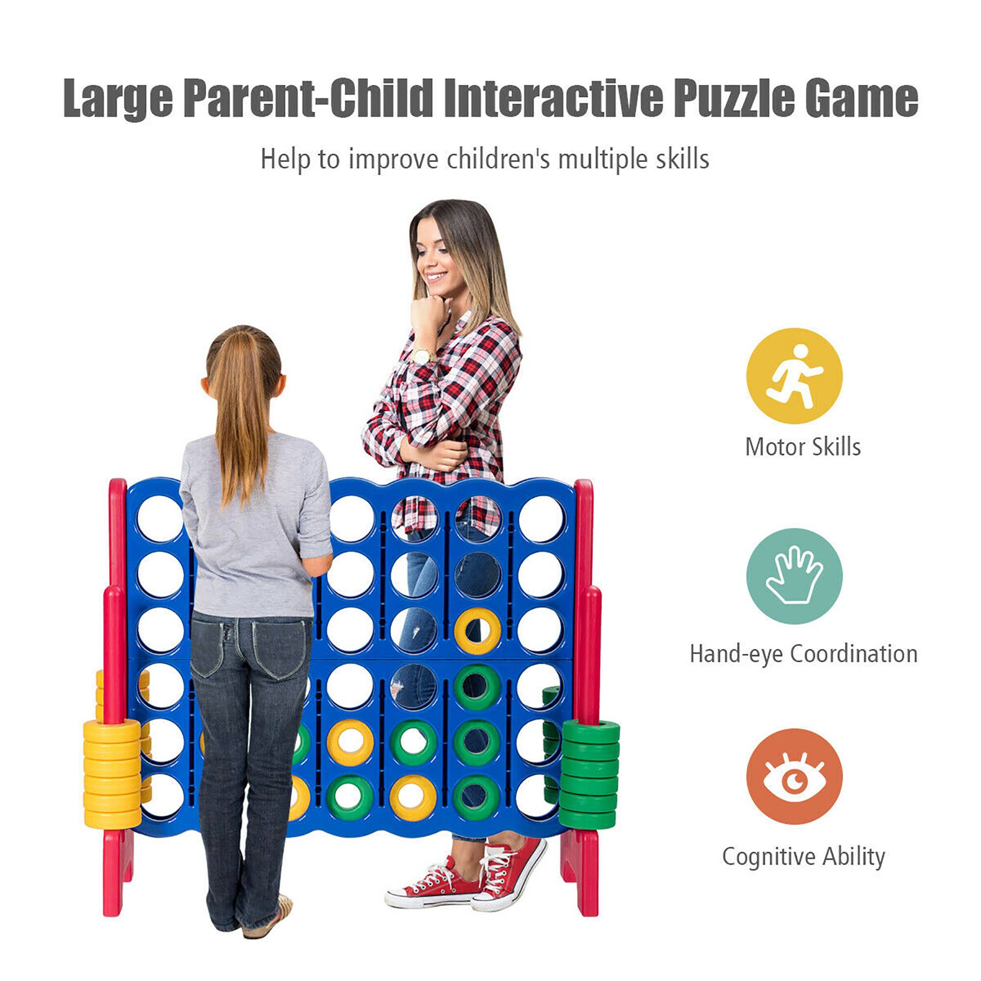 Large Parent-Child Interactive Puzzle Game
Help to improve children's multiple skills
Motor Skills
Hand-eye Coordination
Cognitive Ability