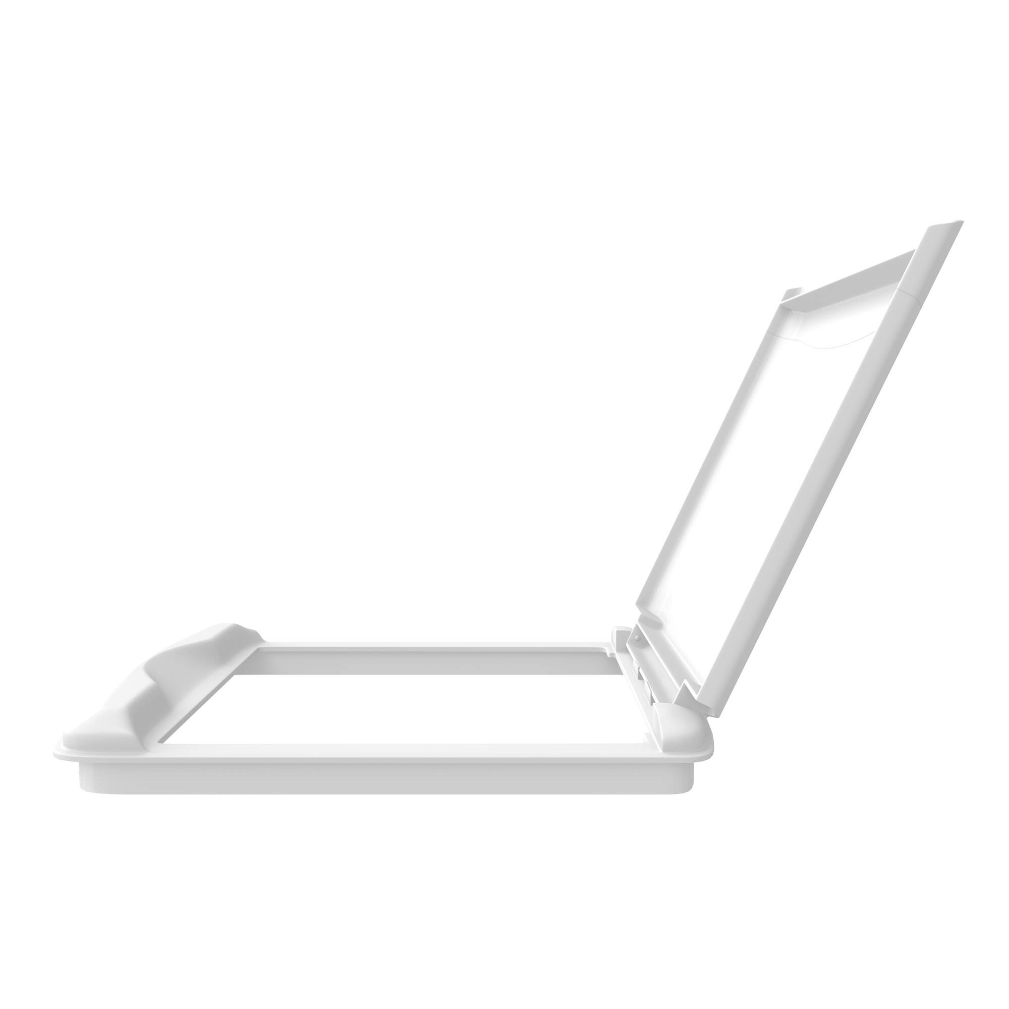 Alt View 8. Rev-A-Shelf - Rev-A-Shelf 35 qt. Trash Can Replacement Lid, White (Lid Only), RV-35-LID-1 - White.