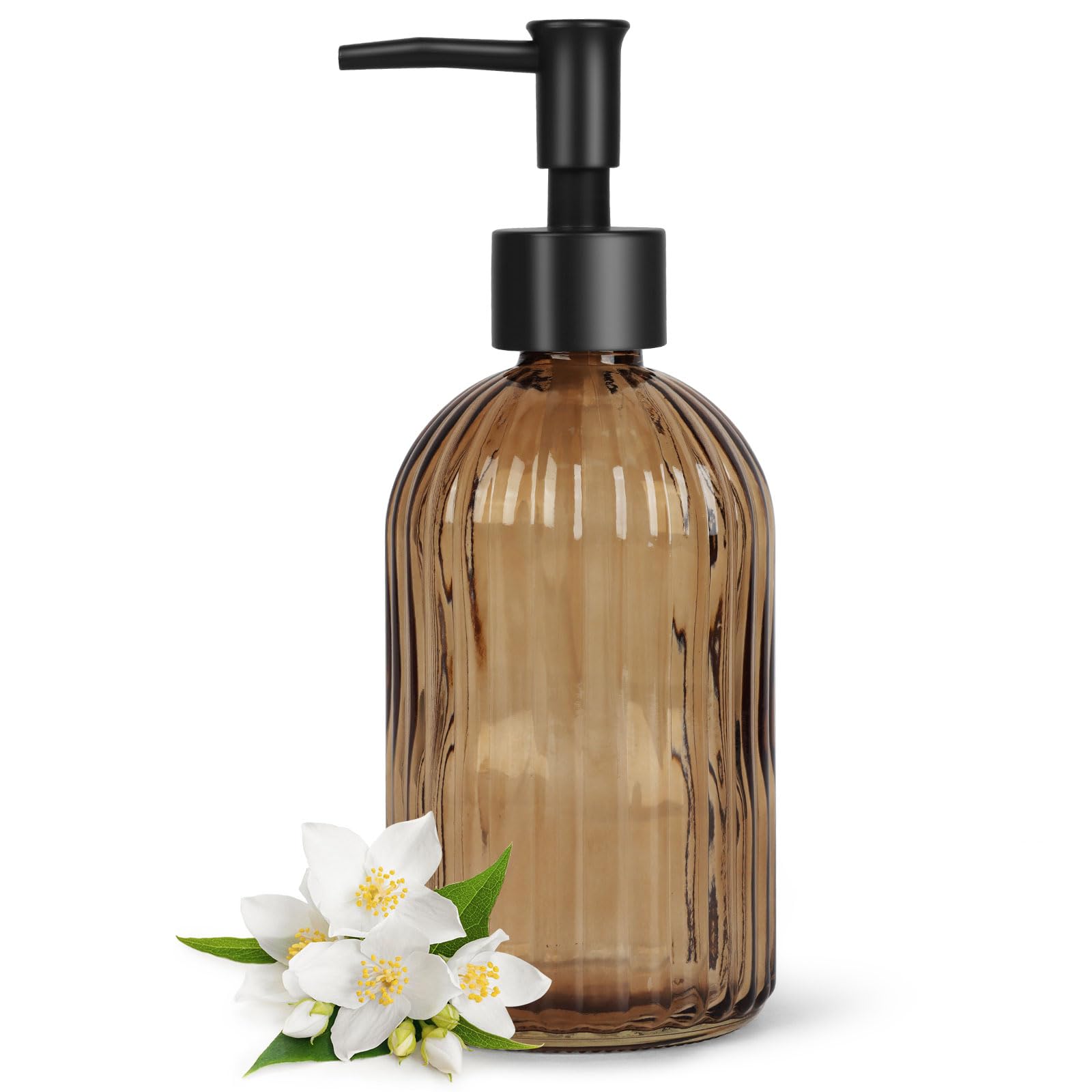 Stripe-amber-Plastic Pump