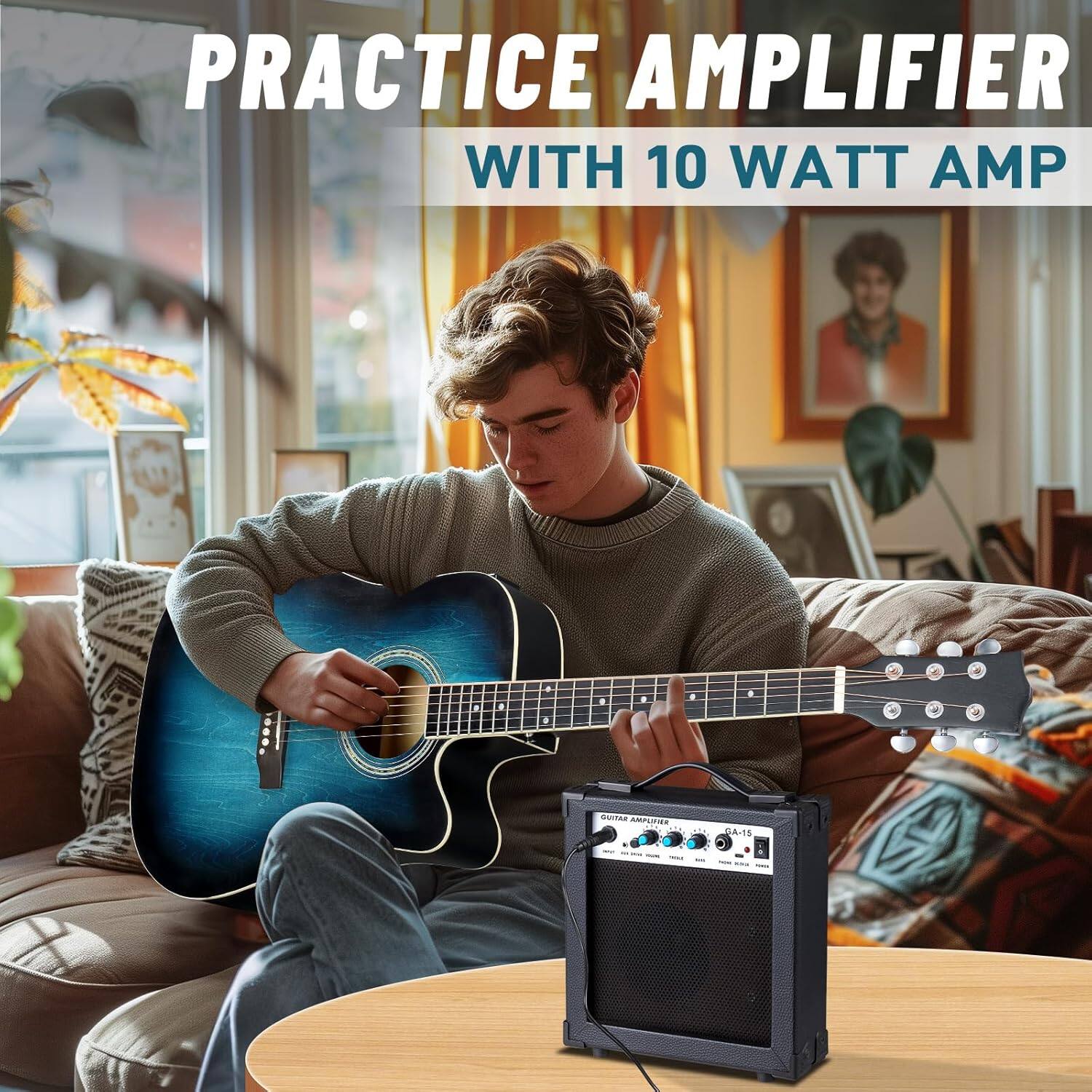 PRACTICE AMPLIFIER WITH 10 WATT AMP