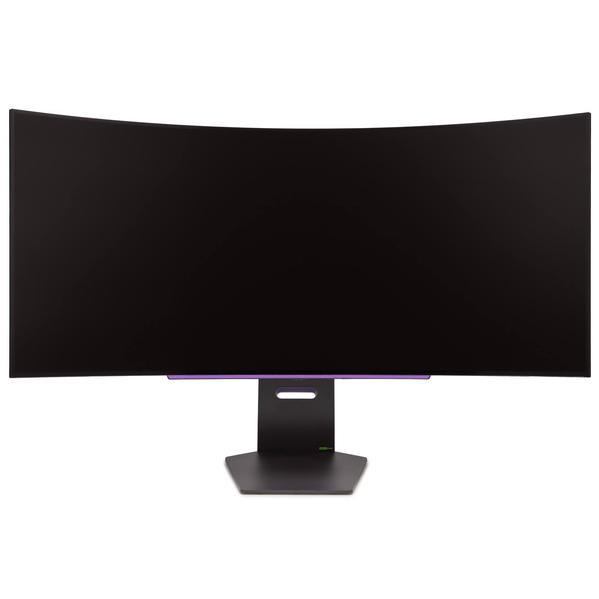 Angle. LG - LG 45GS95QE Ultragear OLED Curved Gaming Monitor 45-Inch WQHD 800R 240Hz (Black) - Black.
