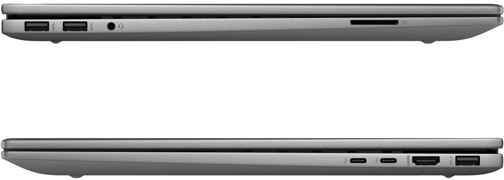 Alt View 4. HP - HP Envy 17t-cw100 8L755AV Gray Laptop, Ultra 7-155H, 64GB, 2TB SSD, 17.3" Touch FHD (1920x1080), Intel Arc, Win 11 Pro - Gray.