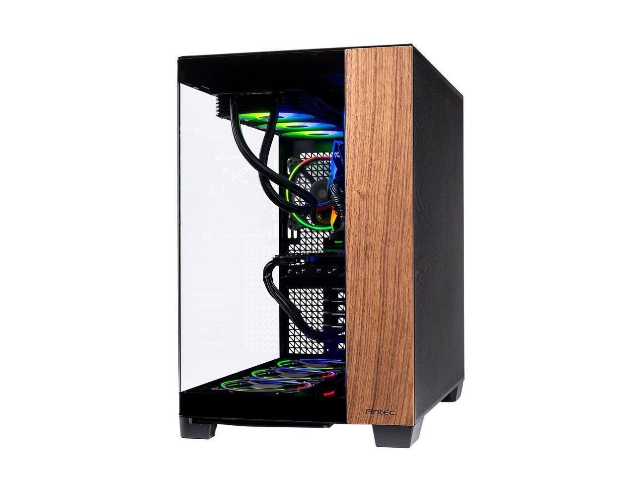 Alt View 4. Skytech Gaming - Skytech Prism 4, Ryzen 7 9800X3D, RTX 5090 32GB, 2TB SSD, 32GB DDR5, 1200W GOLD, 360mm AIO, Win 11 - Black.