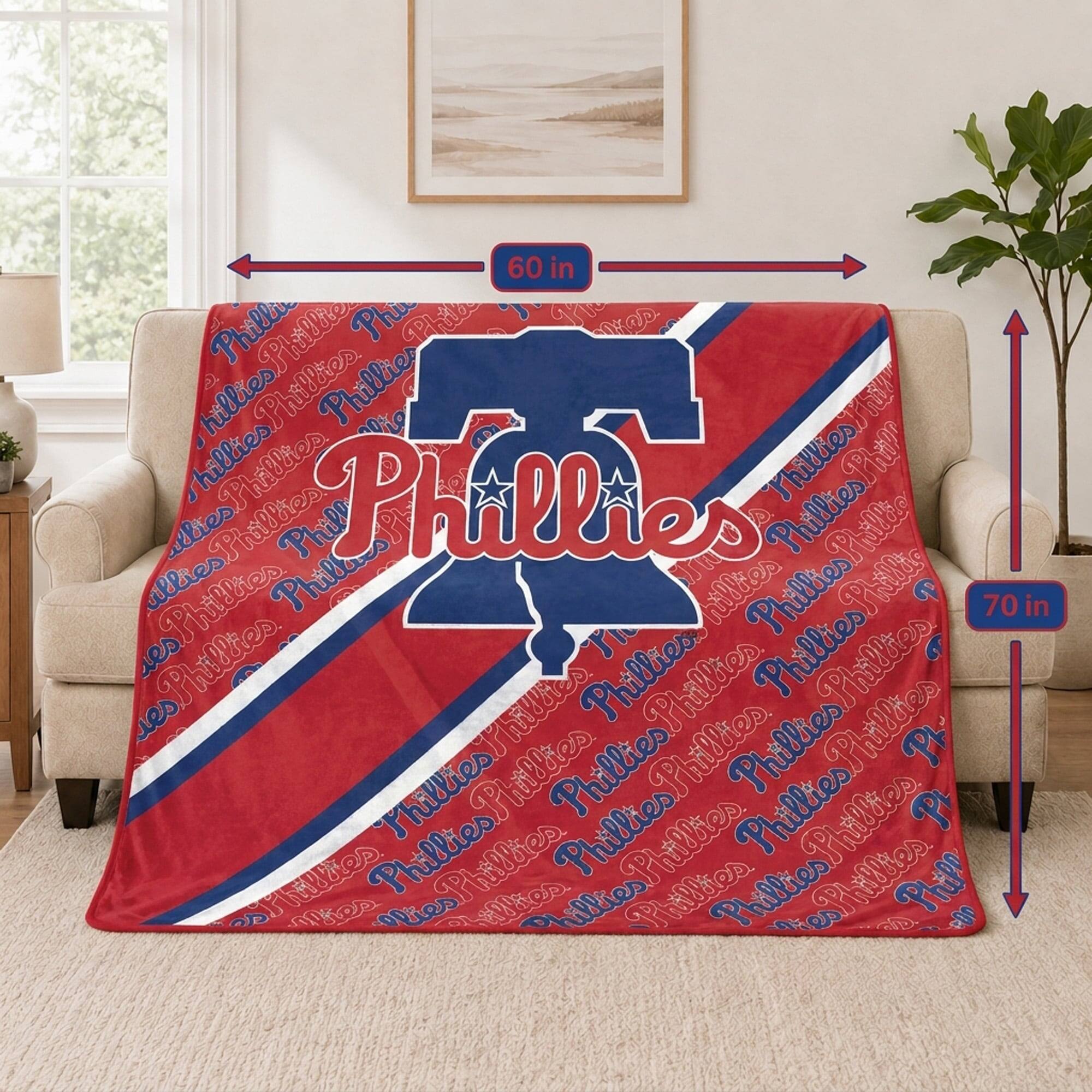 60 in x 70 in Philadelphia Phillies