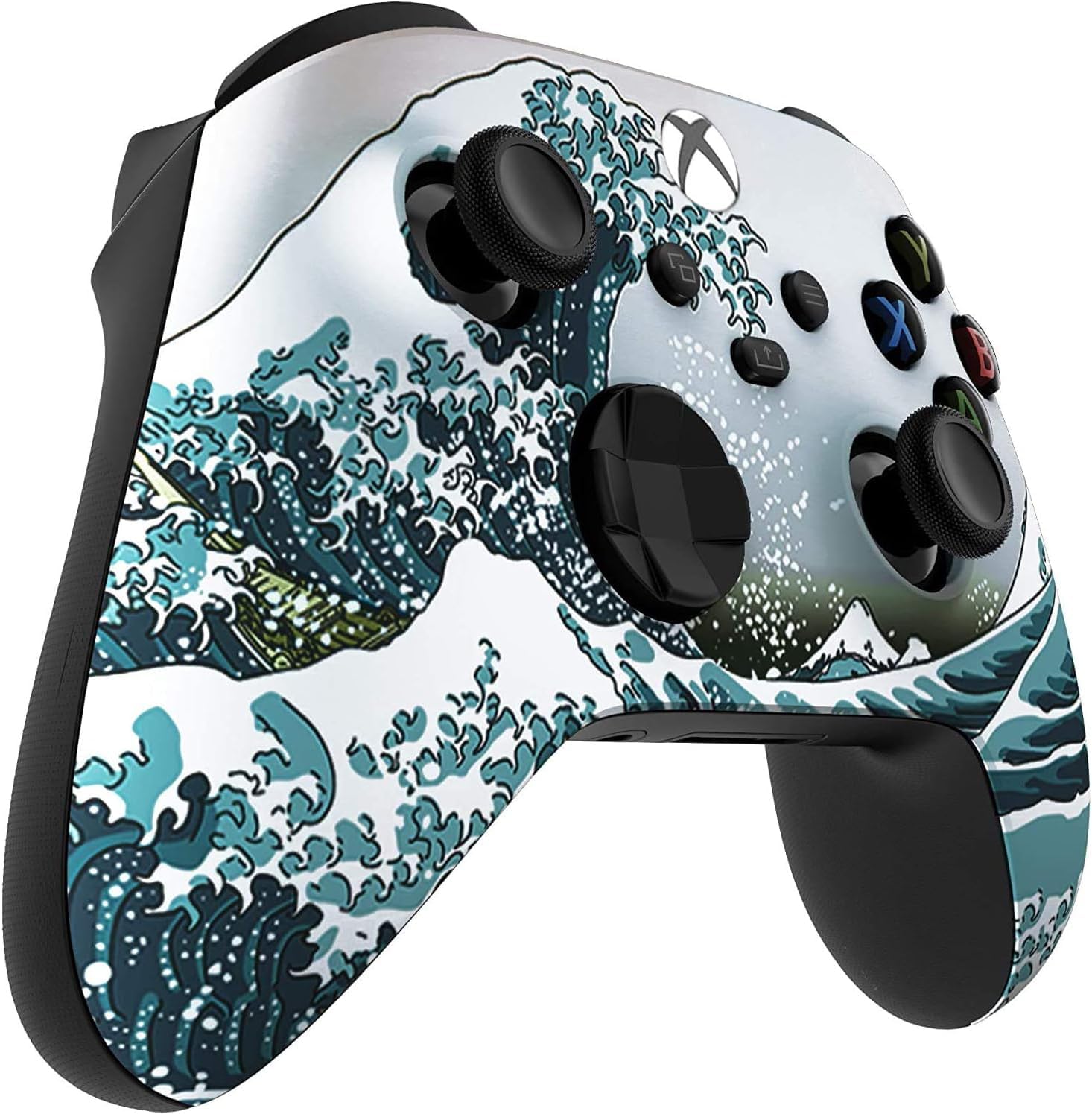 Left. Custom Controllerzz - Custom Wireless Controller for Xbox Series X|S, Xbox One, & PC - Waves.