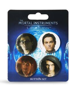 Seven20 - The Mortal Instruments: City of Bones 1.5” Button Set - 4-Piece - Blue
