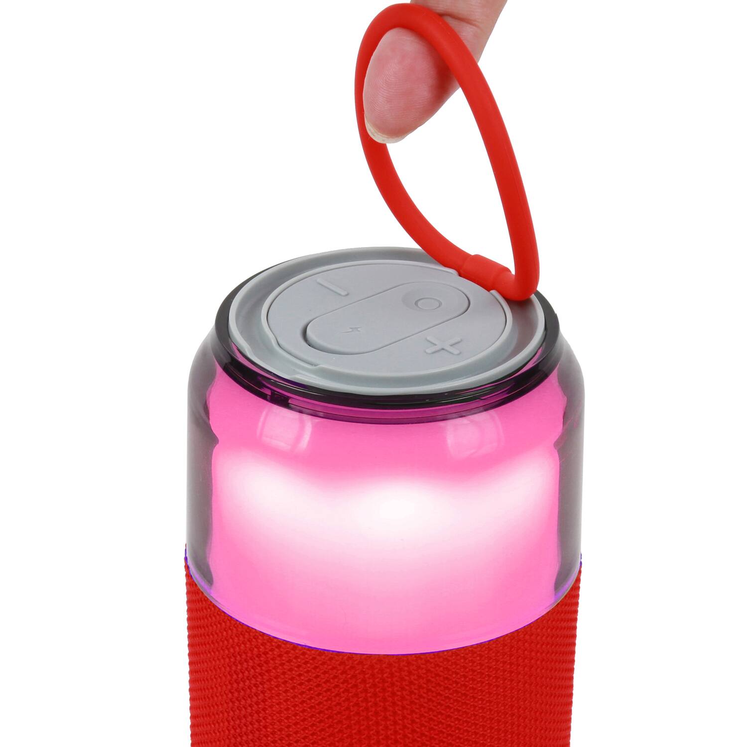 Left. Supersonic - SodaBoom Portable Bluetooth Speaker True Wireless, LED Light Show, SC-2335BT - Red.
