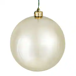 Vickerman - 10" Shiny Ball UV Drilled Cap - Champagne