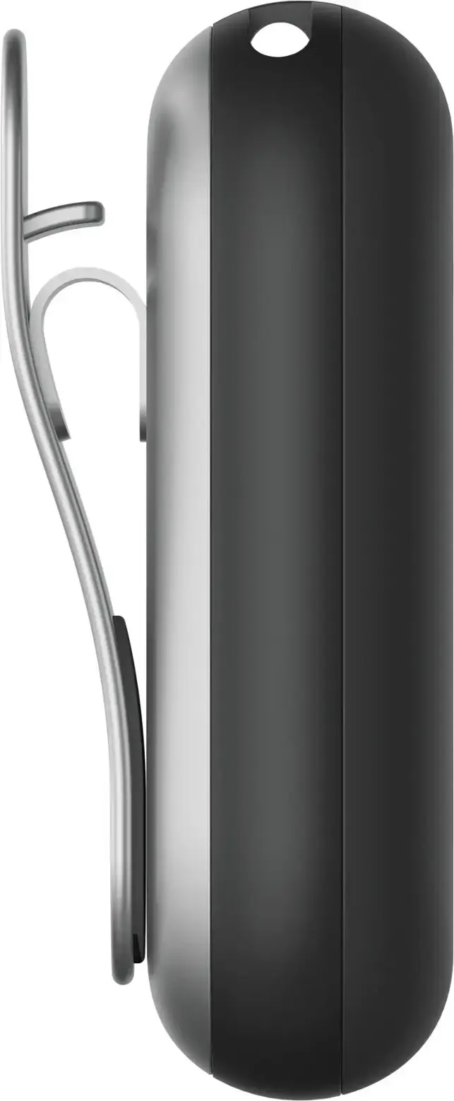Alt View 9. PLAUD - NotePin Memory Capsule Smart AI Voice/Audio Recorder - V2 - Cosmic Grey.
