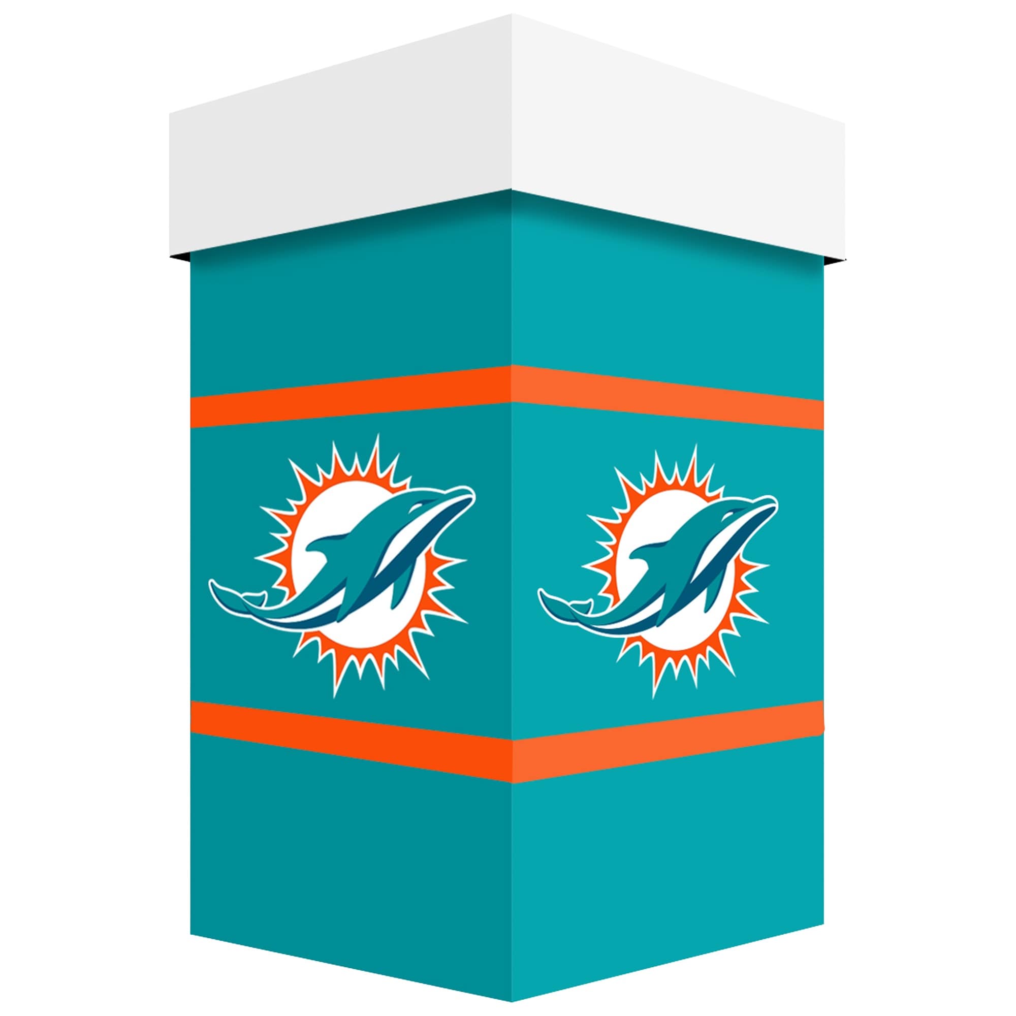 Alt View 1. Evergreen Enterprises - Miami Dolphins 24oz. Ceramic Stein Cup with Gift Box - Multicolor.