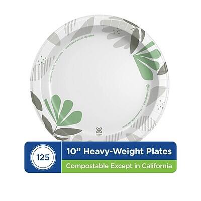 10" Heavy-Weight Plates  
125  
Compostable Except in California