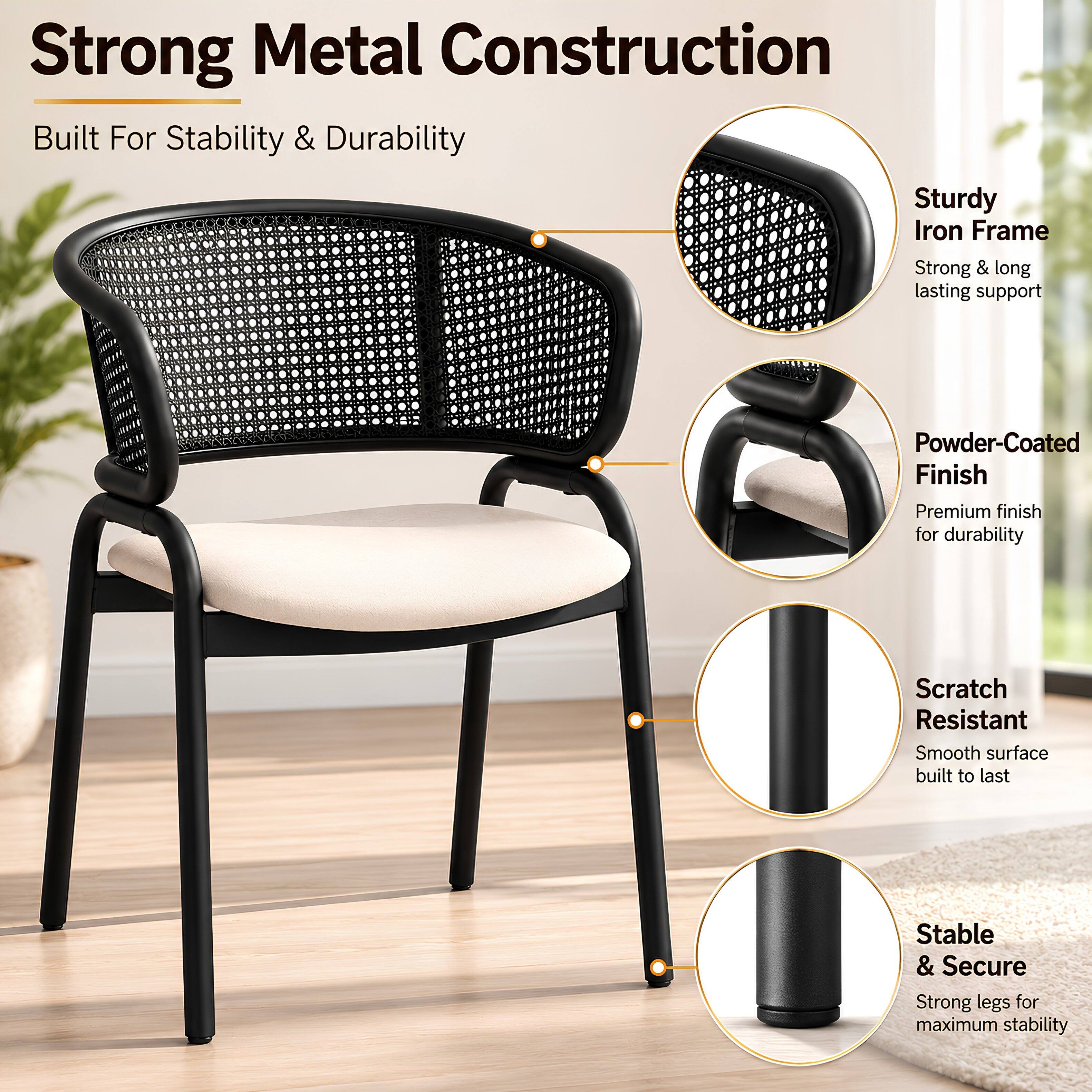 Strong Metal Construction Built For Stability & Durability

Sturdy Iron Frame
Strong & long lasting support

Powder-Coated Finish
Premium finish for durability

Scratch Resistant
Smooth surface built to last

Stable & Secure
Strong legs for maximum stability