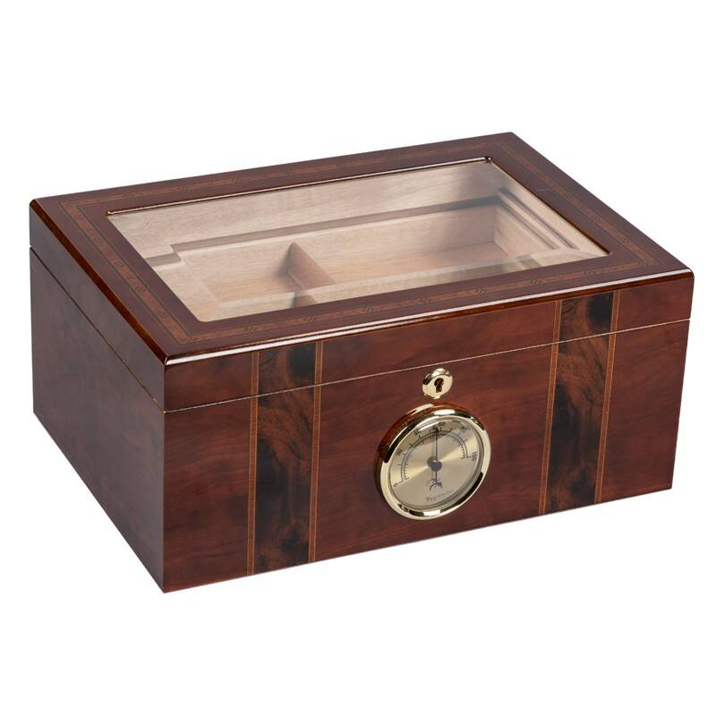 Alt View 4. Prestige - Presidential Cigar Humidor - High Gloss Finish.