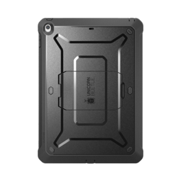 SUPCASE - UB PRO Rugged Case with Kickstand and Screen Protector for iPad 10.2-Inch - Black