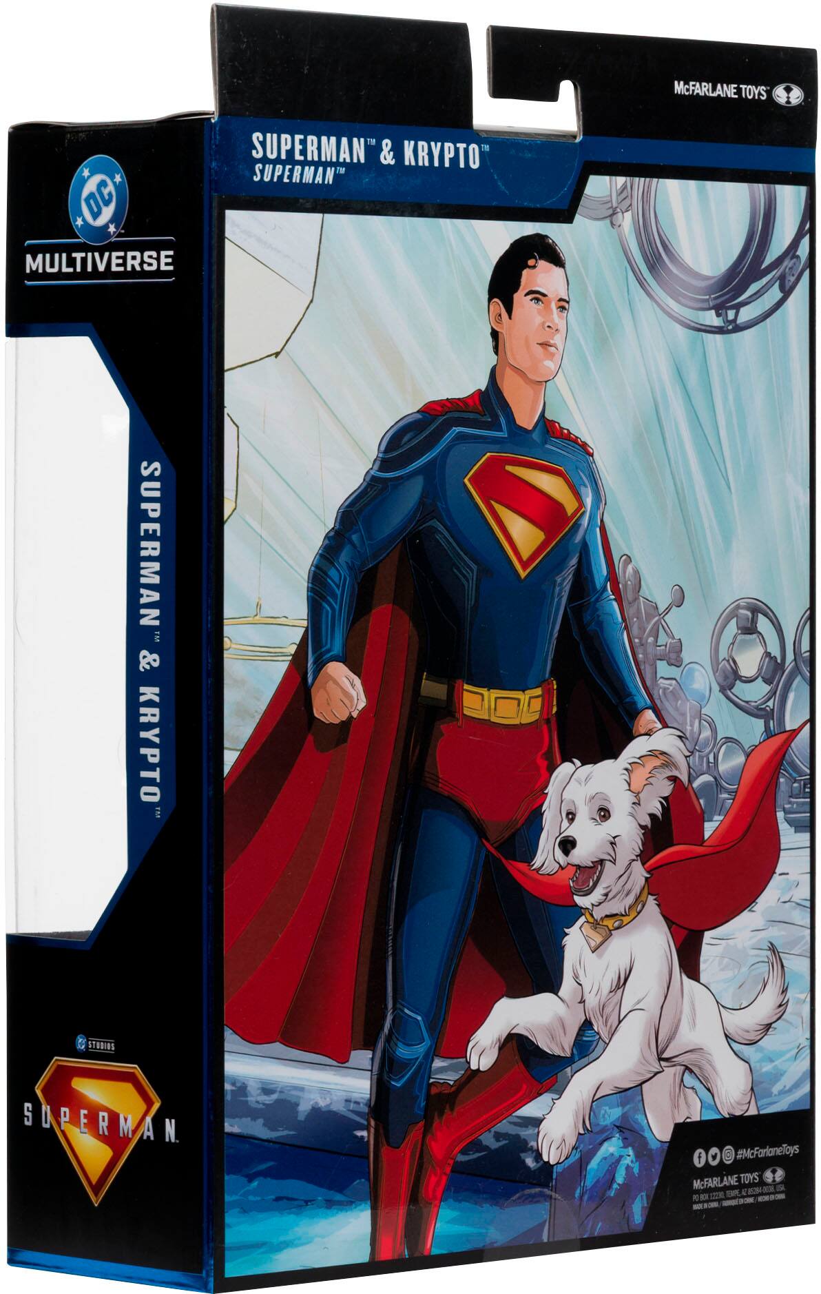 McFarlane Toys Superman & Krypto Superman * DC Multiverse Superman MT & Krypto TA S STUDIOS SUPERMAN.