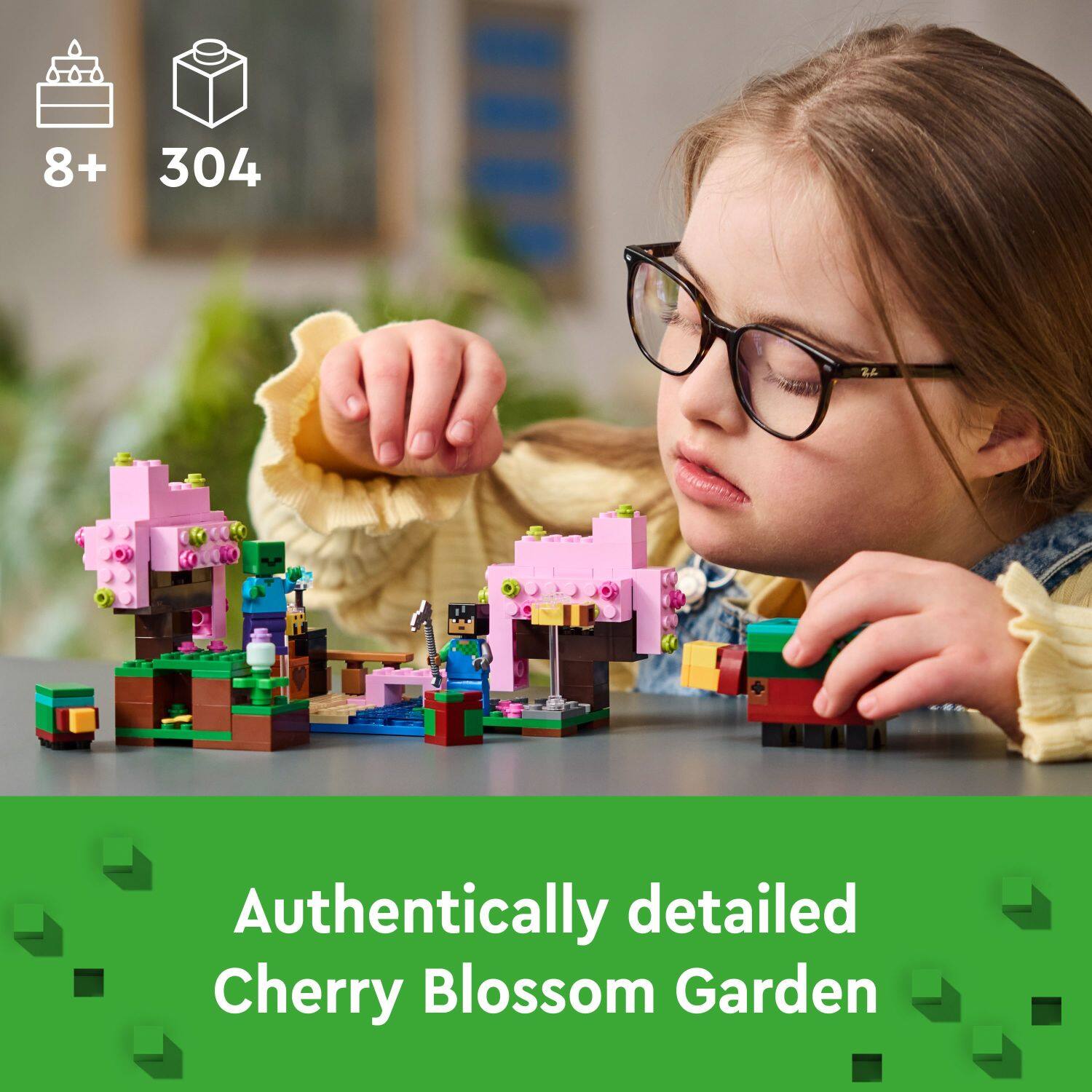 Authentically detailed Cherry Blossom Garden