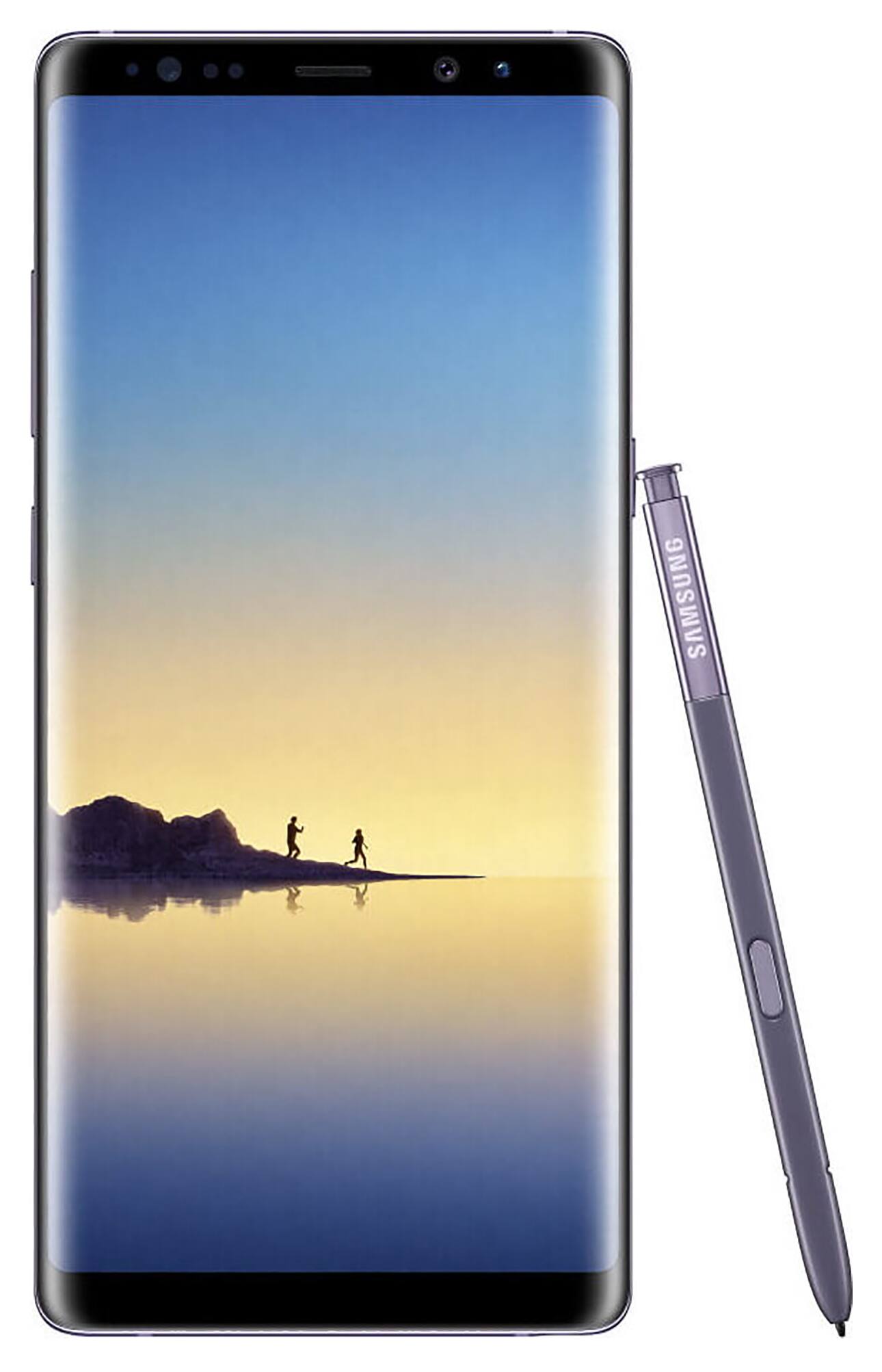 Front. Samsung - Pre-Owned Galaxy Note8 64GB LTE (Unlocked) - Orchid Gray.
