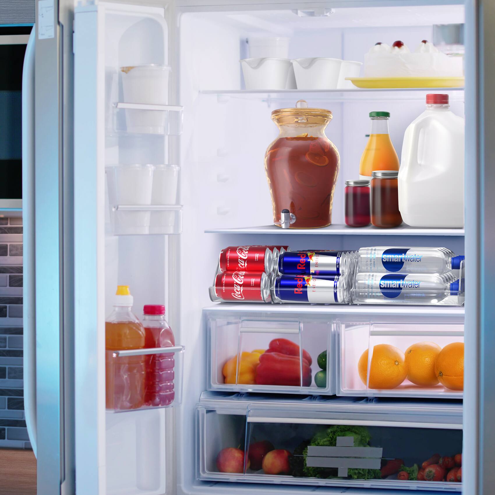 Coca-Cola  
Red Bull  
smartwater  
smartwater