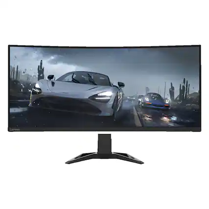 Front. Lenovo - Lenovo G34W-30 34" Monitors 2HDMI 0VGA 0USB 350nit 165Hz VA .5 ms - Black.