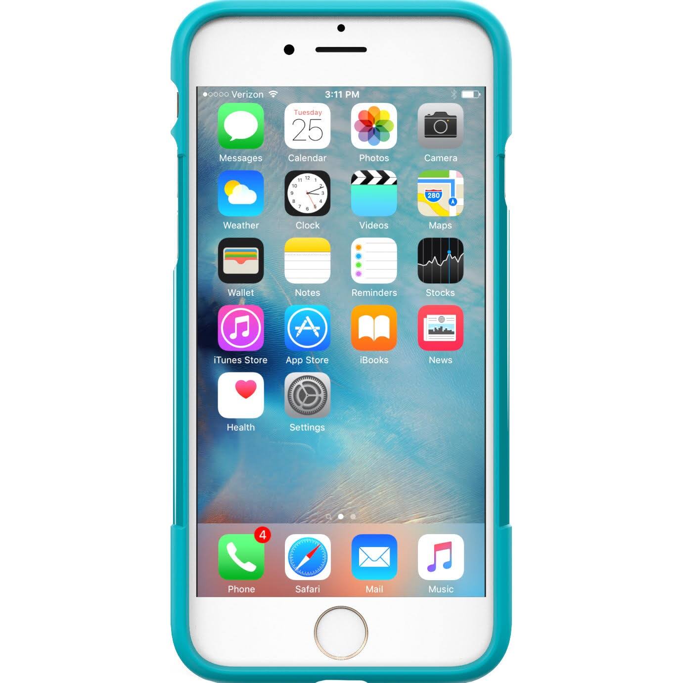 Alt View 1. SaharaCase - Classic Series Case for Apple iPhone 7, 8, SE (3rd Generation 2022) - Teal.