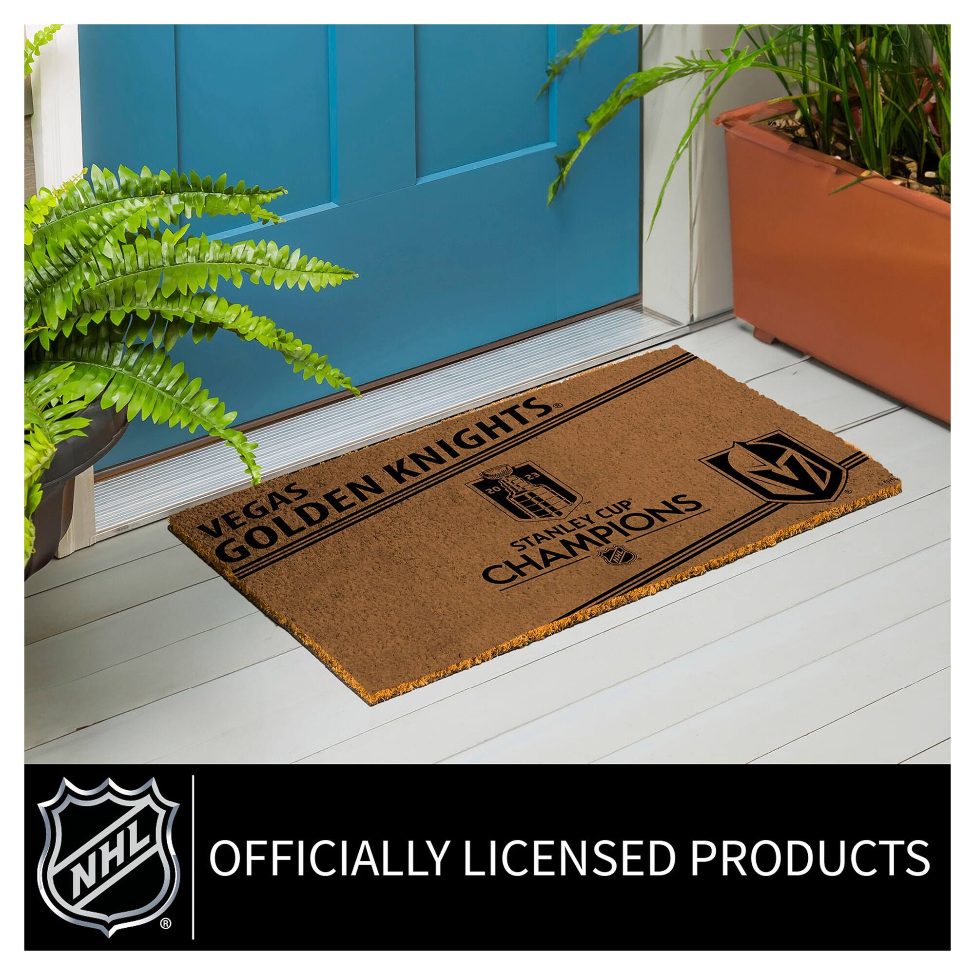 VEGAS KNIGHTS  
VEGAS GOLDEN CUP CHAMPIONS  
STANLEY CUP  
OFFICIALLY LICENSED PRODUCTS