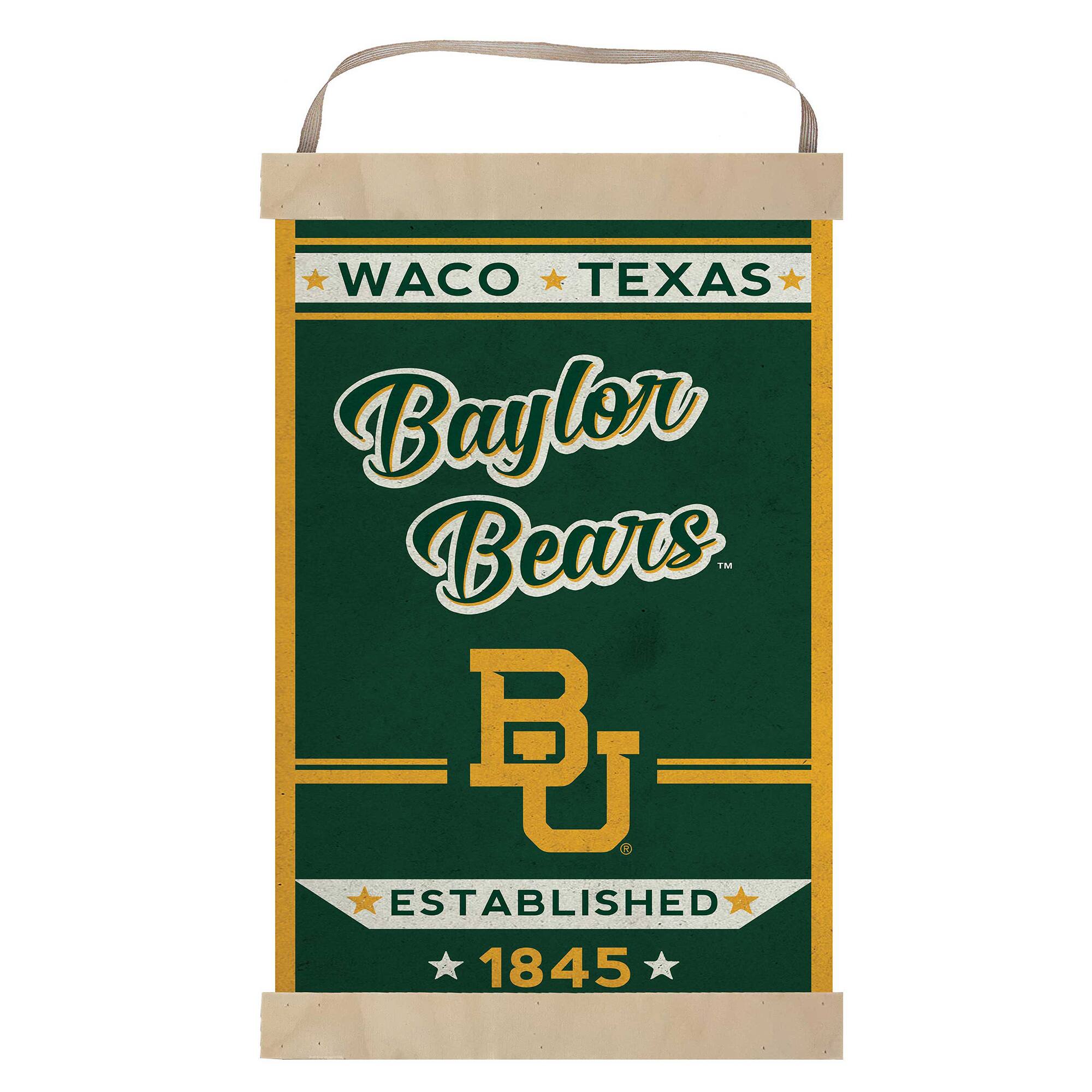 WACO TEXAS Baylor Bears ESTABLISHED 1845