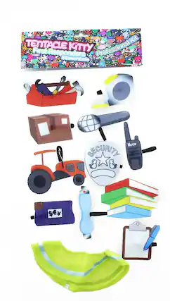 Tentacle Kitty Professional First Responders & Essentials Meow Security *9$