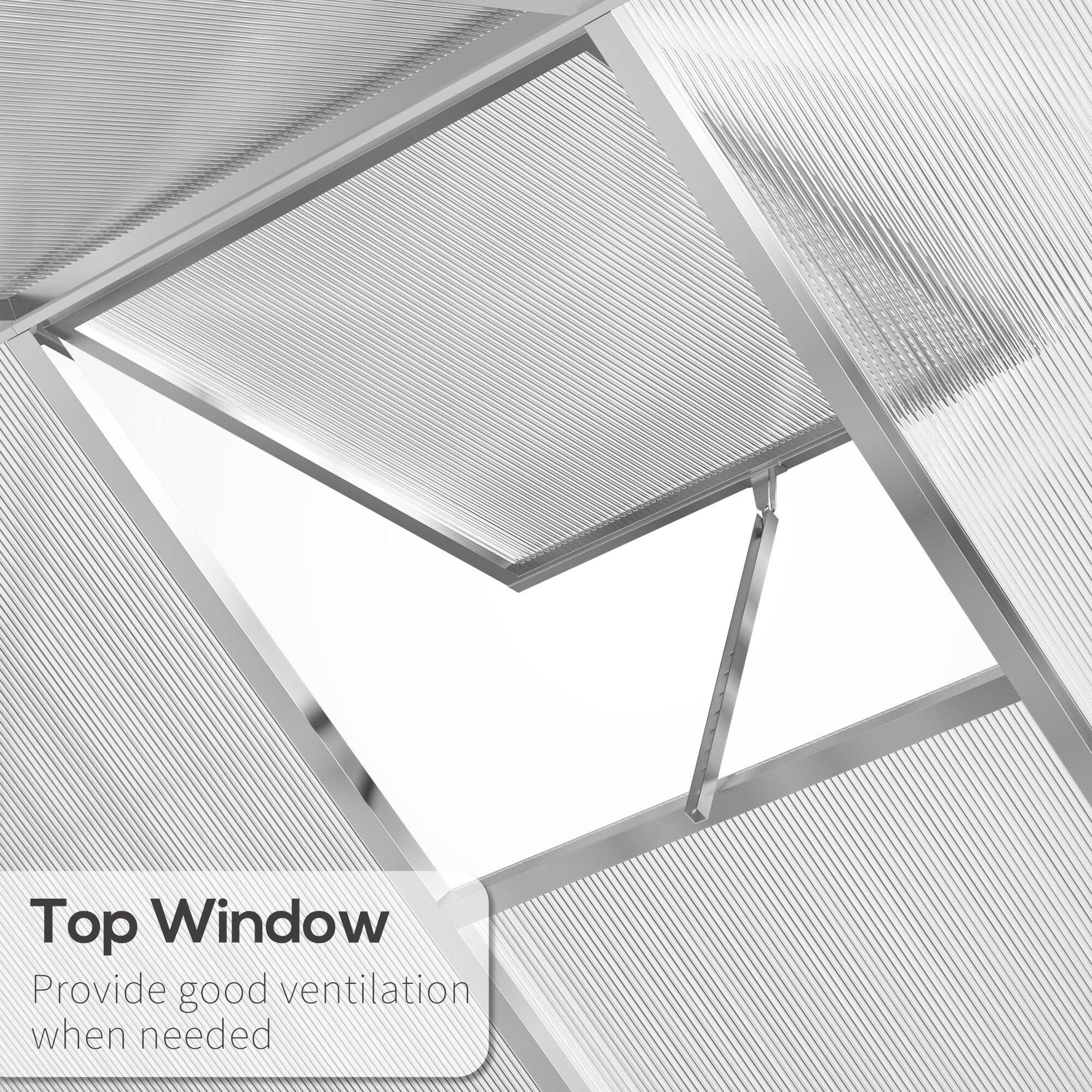 Top Window
Provide good ventilation when needed
