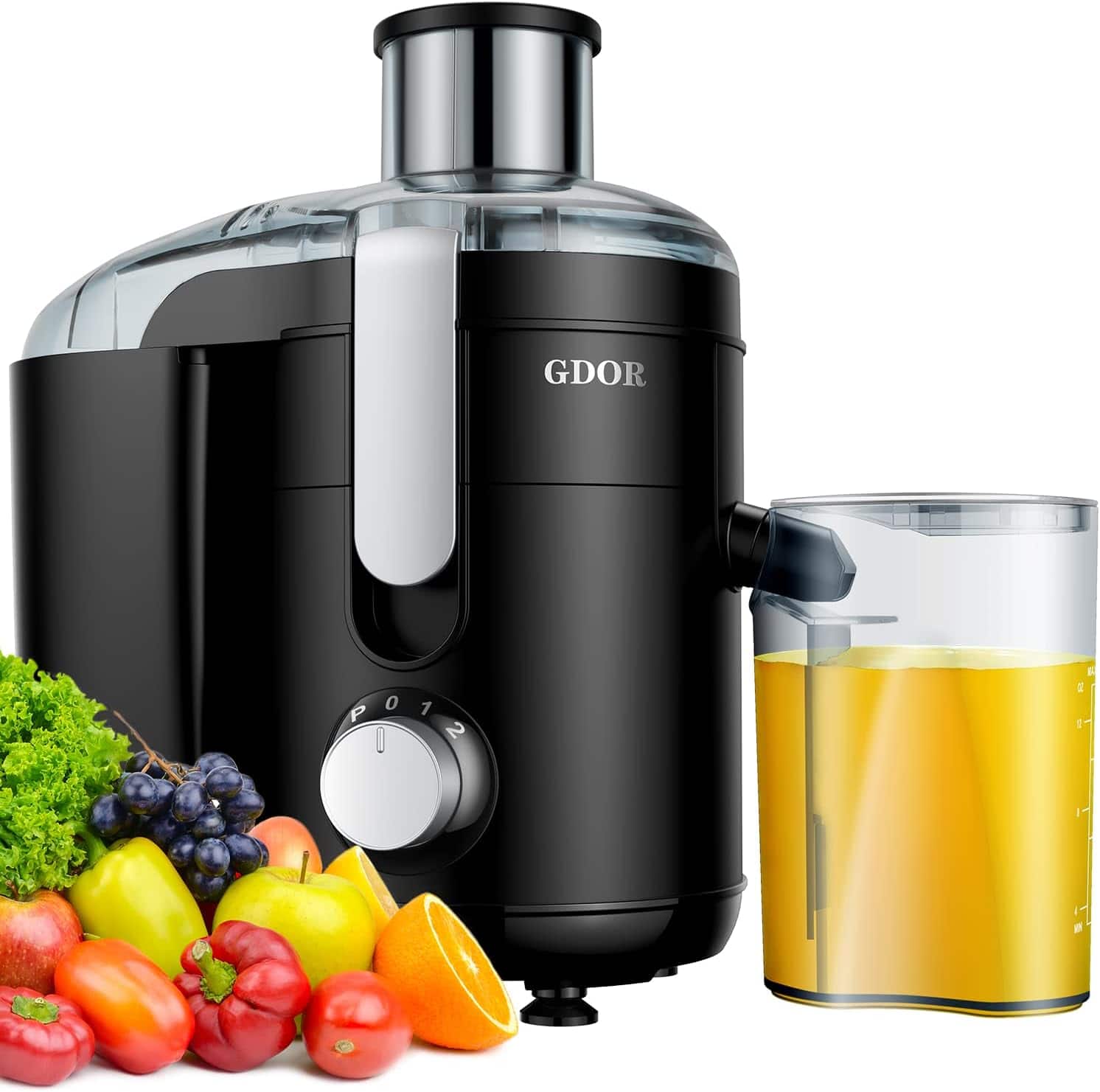 Shardor - Juicer with Titanium Enhanced Cut Disc - Black