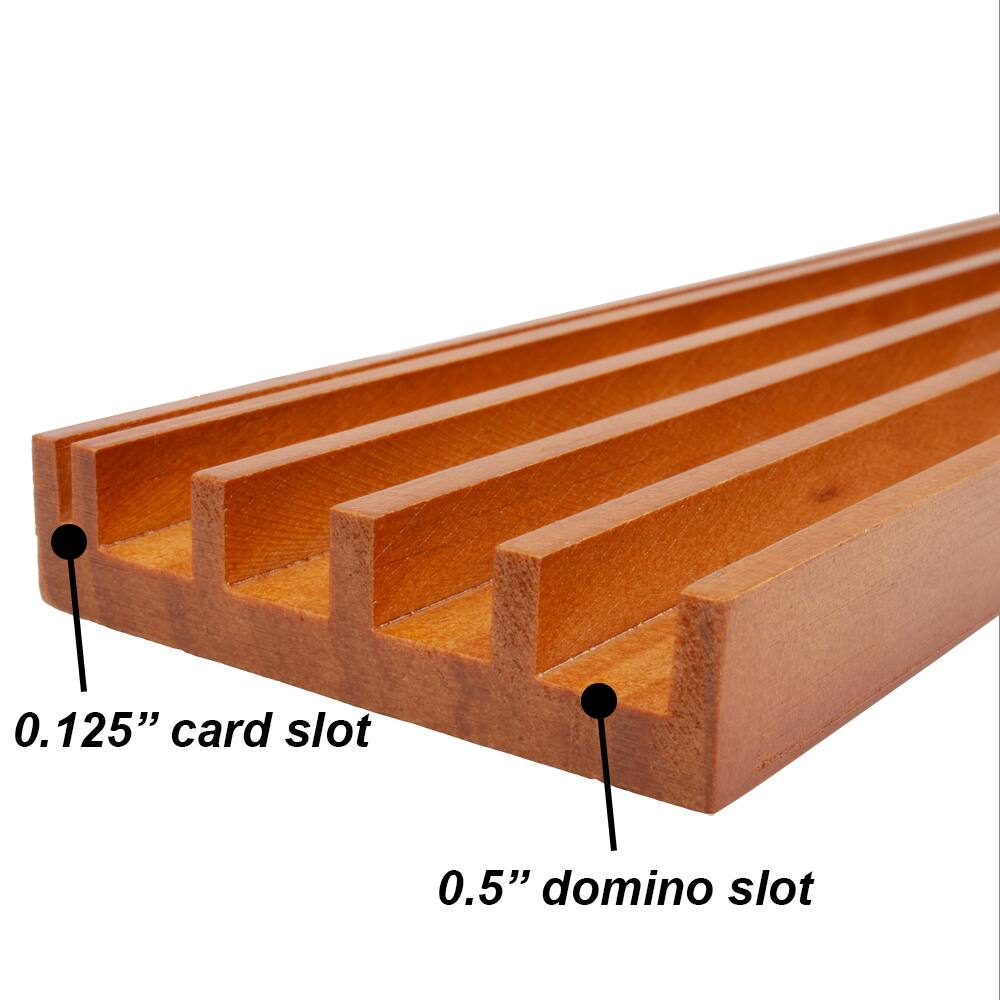 0.125" card slot
0.5" domino slot