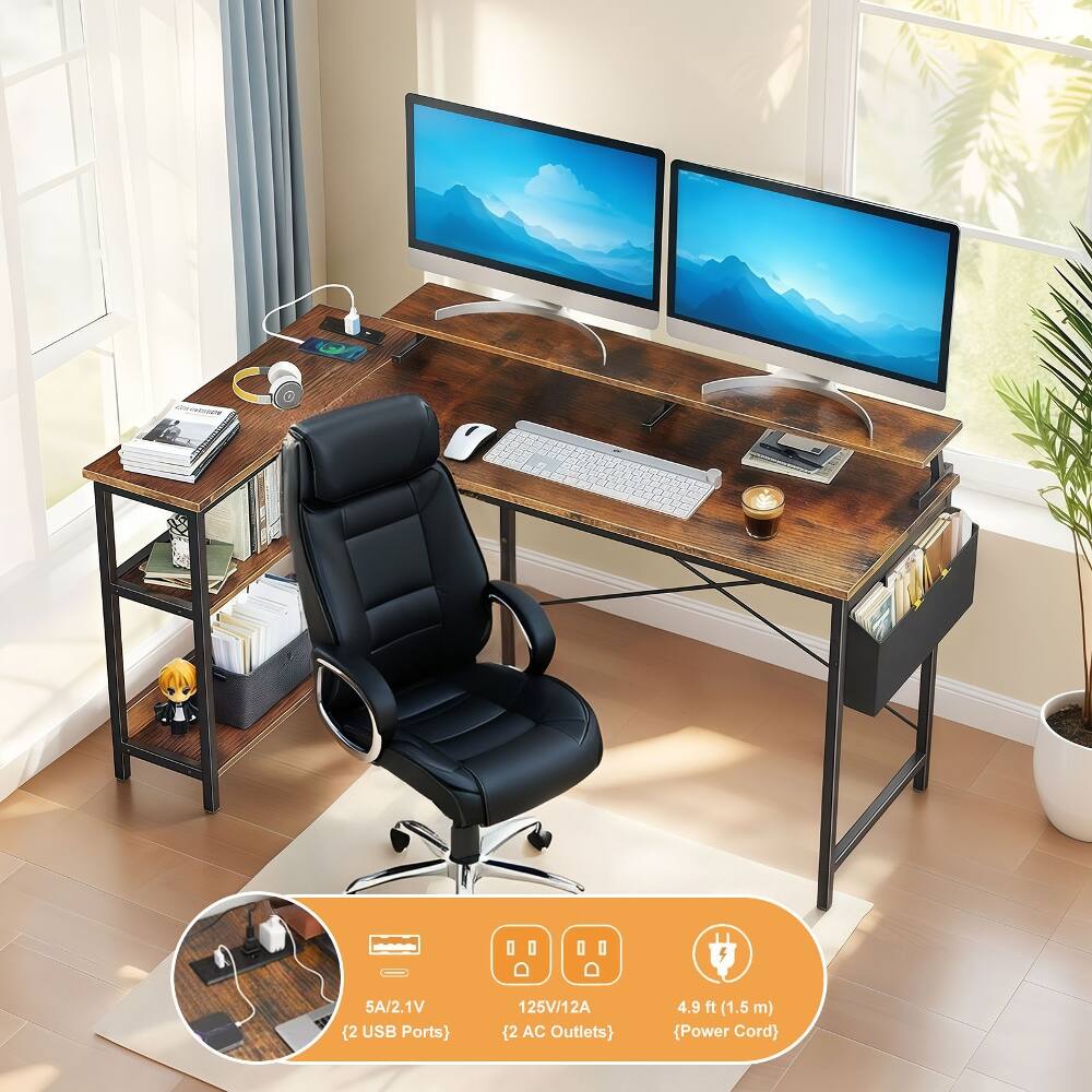 D 5A/2.1V (2 USB Ports)  
125V/12A (2 AC Outlets)  
4.9 ft (1.5 m) (Power Cord)