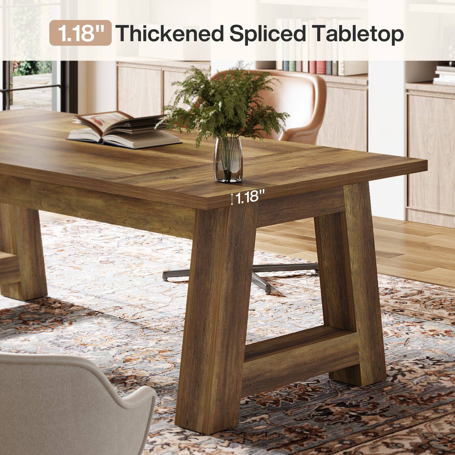 1.18" Thickened Spliced Tabletop