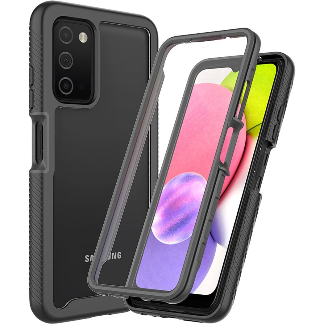 Alt View 15. SaharaCase - GRIP Series Case for Samsung Galaxy A03 and Galaxy A03s - Black.