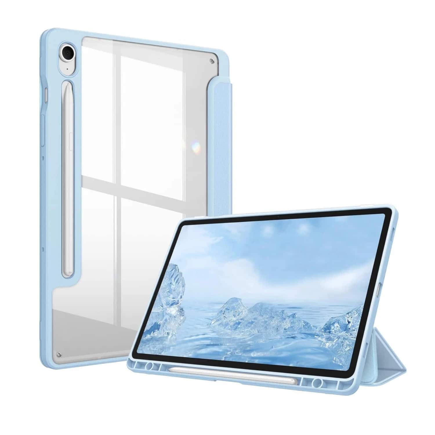 Stock Preferred - Hybrid Slim Case for Samsung Galaxy Tab S10 FE / S9 FE 5G 10.9" & S9 11" - Blue