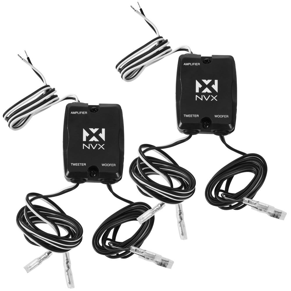 AMPLIFIER  
X NVX  
AMPLIFIER  
TWEETER  
WOOFER  
X NVX  
TWEETER  
WOOFER