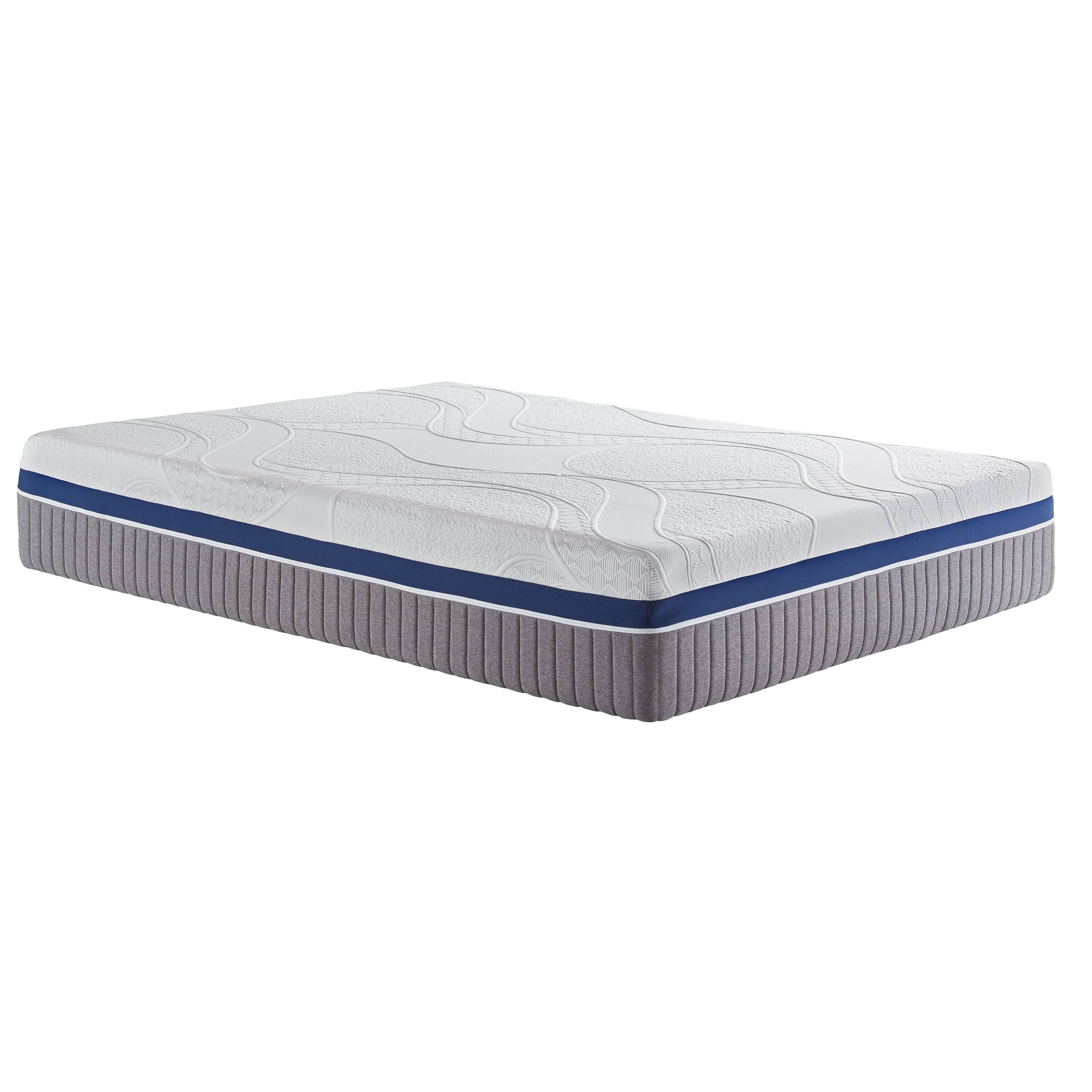 Alt View 2. Boyd Sleep - 12" izone Adjustable Smart Bed - Lumbar Support Air Chambers and Customizable Firmness – Gellux Cooling Latex - Gray.
