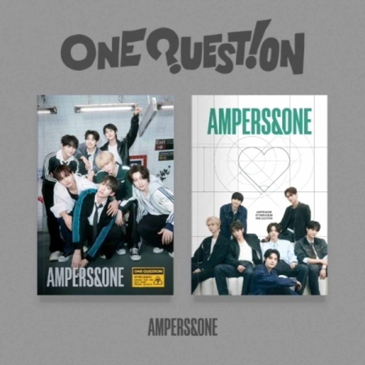 Ampers&One - One Question - Random Cover - incl. 64pg Photobook, Photo Print, Bookmark, Logo - COMPACT DISCS [CD]