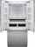 Alt View 3. Bosch - Benchmark Series 20.1 Cu. Ft. French Door Counter-Depth Smart Refrigerator - Stainless Steel.