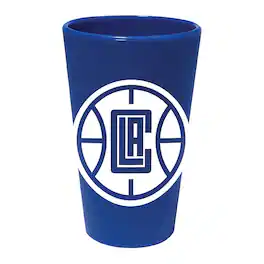 WinCraft - LA Clippers 16oz. Team Color Silicone Pint Glass - Multicolor