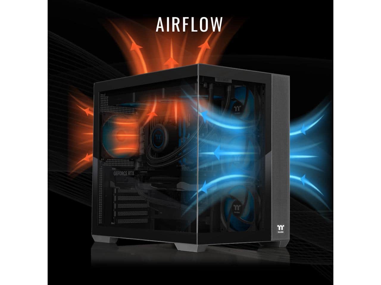 Thermaltake Gaming Desktop PC NE 9870 V380 AMD Ryzen 7 9800X3D